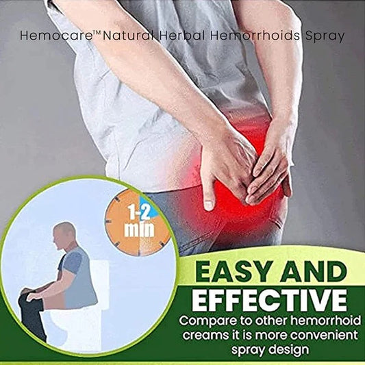 Herbal Piles & Fissure Pain Relief Hemorrhoids Spray