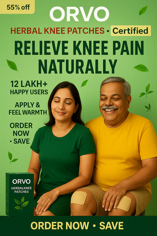 Travo™ – Herbal Knee Patch for Instant & Long-Lasting Relief (Pack of 10)