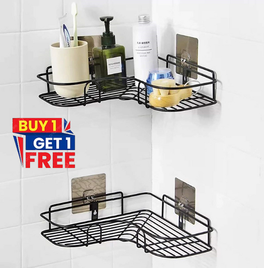 No Drill Bathroom Corner Shelf (PACK OF 2)