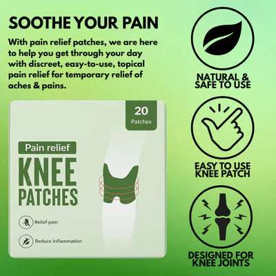 Travo™ – Herbal Knee Patch for Instant & Long-Lasting Relief (Pack of 10)